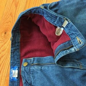 Fleece Lined Jeans 38S 38 Short Warm Outdoor Haband's Arctic Bear Outside